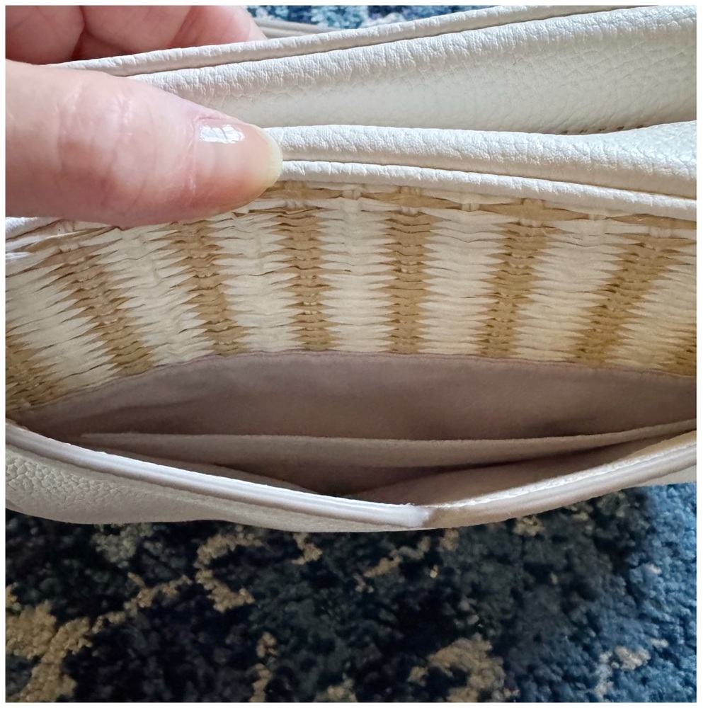 NWOT Kate Spade Astrid Straw Camera Bag Crossbody - Picture 12 of 16